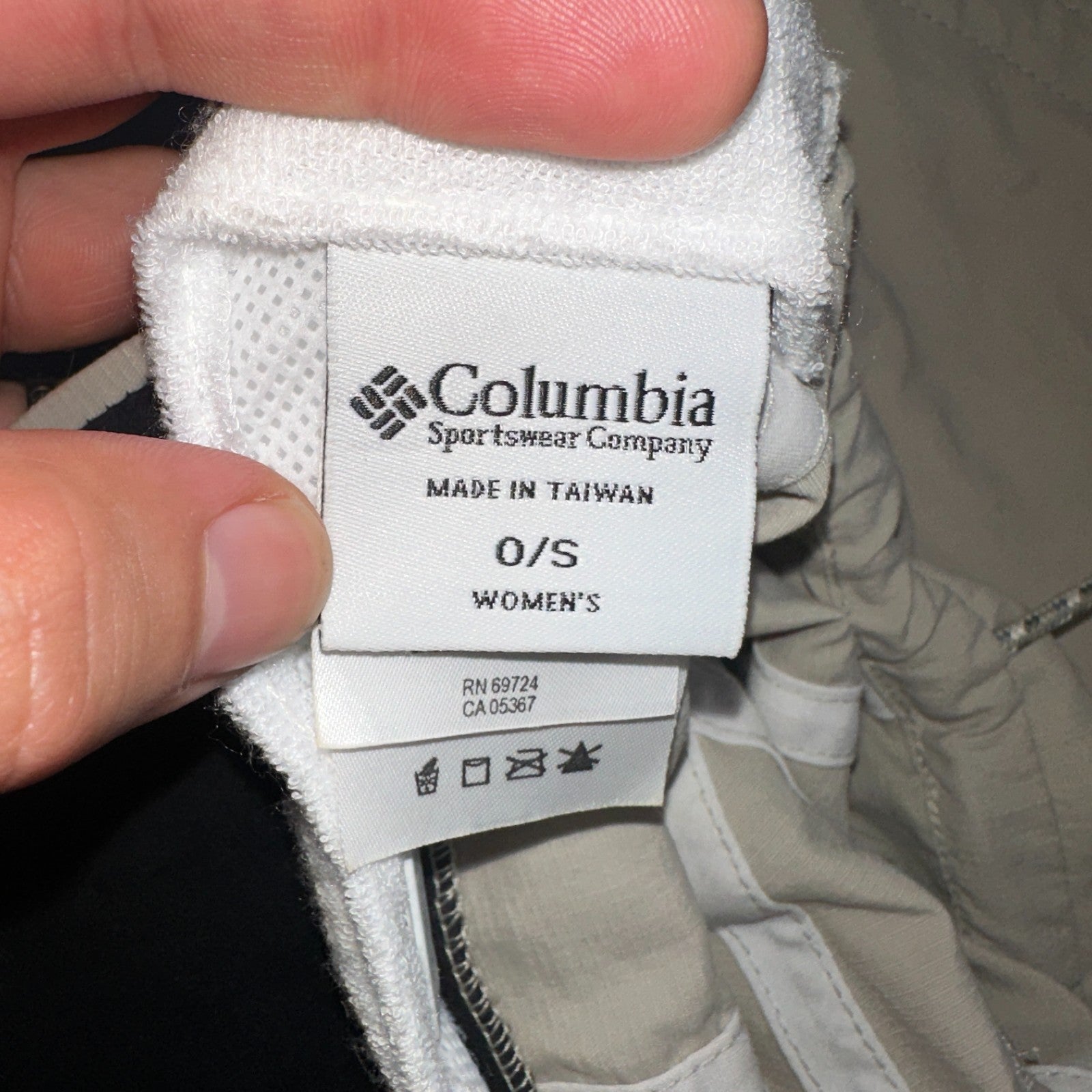 VTG Columbia Hat Cap Adult White Adjustable Wide Brim Neck Cover UPF 30