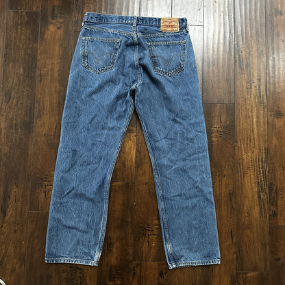 Levis 501 Vintage Y2K Straight Leg XX 2000s Jeans 34x30 Med Wash 38x34