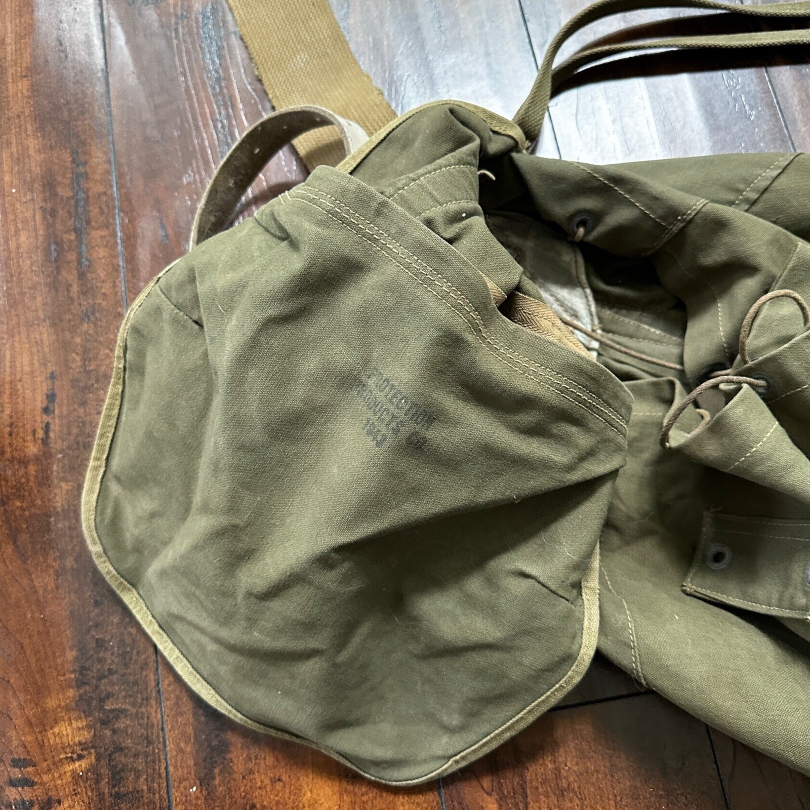 VTG WWII US Army JQD 88B Mountain Div Rucksack Backpack WW2 AVERY 1943