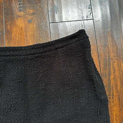 INC International Concepts Black Skirt Women's Size 8 Pencil USA VTG Short