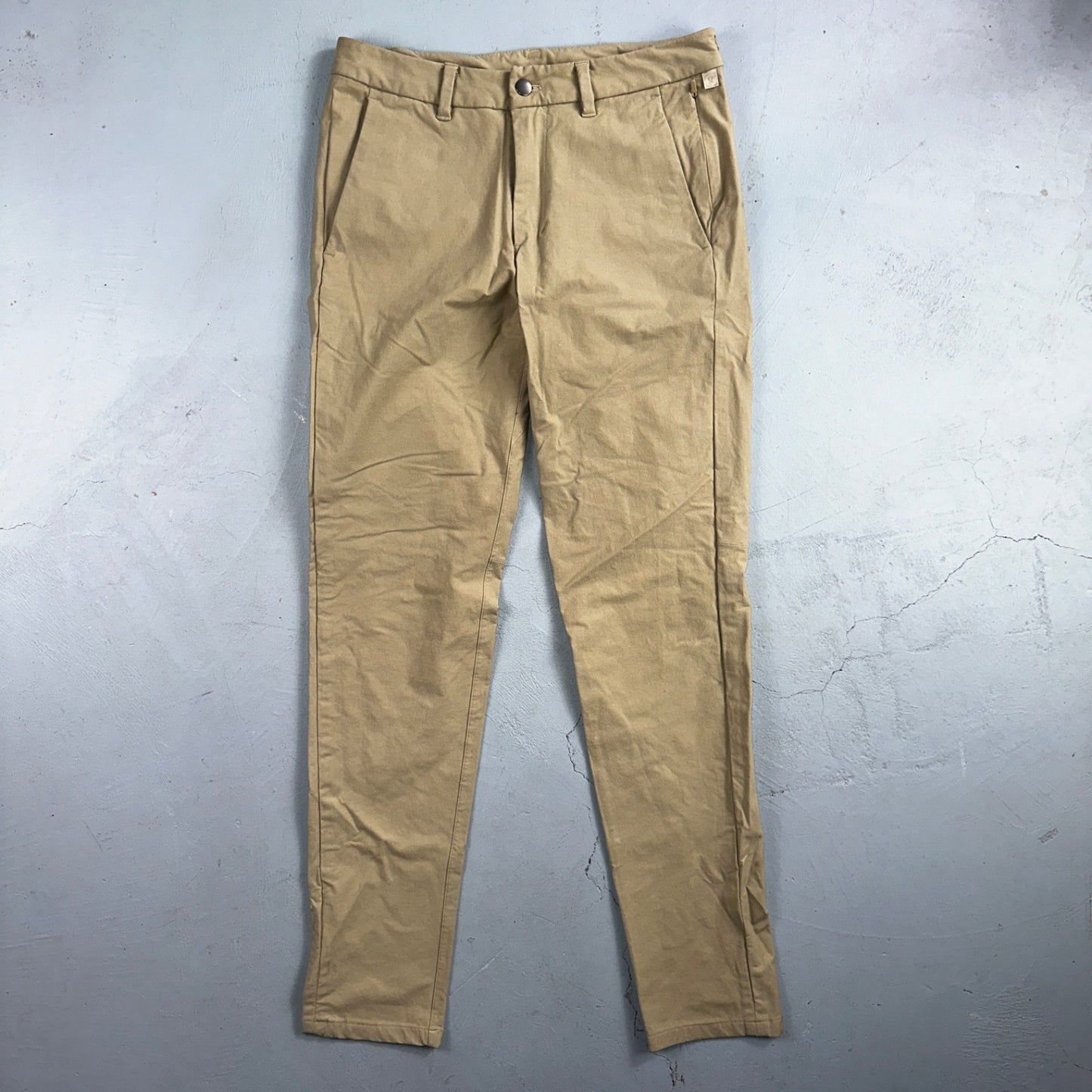 Lululemon Commission Pants Mens 30 Light Brown Beige 30 x 31 Chino Khaki