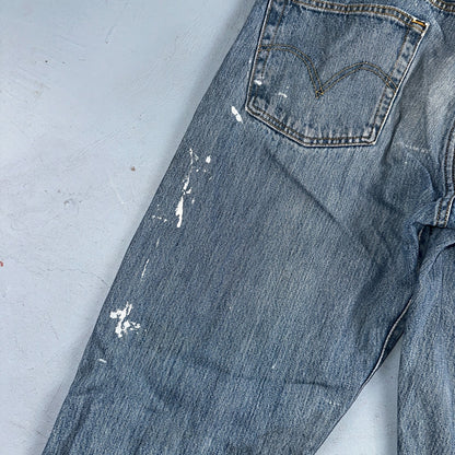 Levis 501 Vintage Y2K XX Straight Leg Jeans Blue Light Wash 35x34 Act 34x34