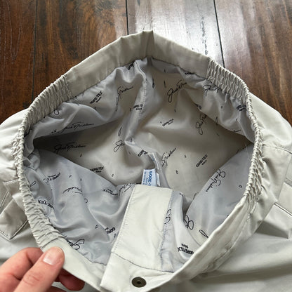 VTG GORETEX Jack Nicklaus Mens 10 Golf Pant Grey Fabric Zip Up Sports Outdoor