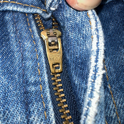 Levis 517 Vintage 90s Canada Orange Tab Bootcut Flare Blue Worn Jeans Act 33x30