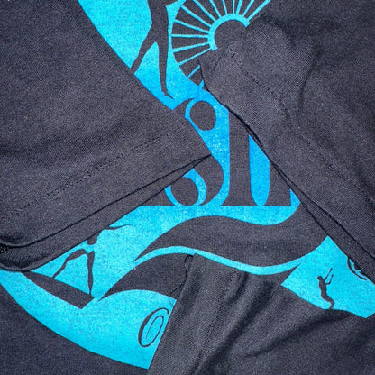 Oregon Coast Hanes 90s VTG T Shirt Seaside Ocean Fun Single Stitch 1990s Black