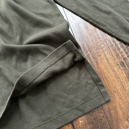 Vtg 90s Polo Ralph Lauren Mens T-Shirt Long Sleeve Green Sz Medium Made in USA