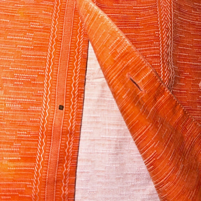 Tommy Bahama Mens Camp Hawaiian Shirt 2XL Silk Orange Aloha Floral Summer