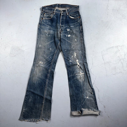 Levis 501 Big E Vintage 60s Redline Selvedge USA XX Boot Cut 517 Jeans Act 27x32