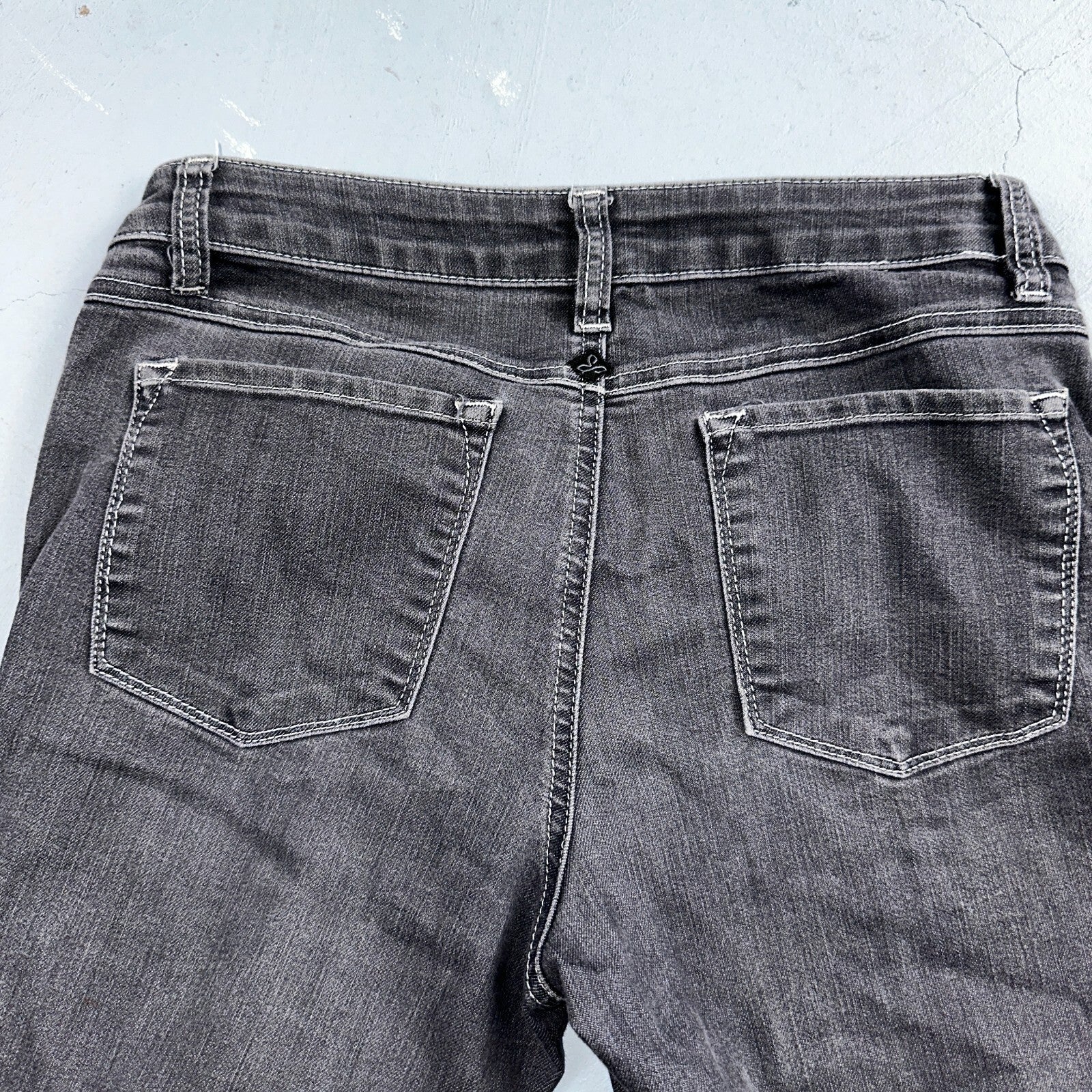 Prana Women's Size 2/26 Black Skinny Dark Wash Cotton Blend Stretch Denim Jeans