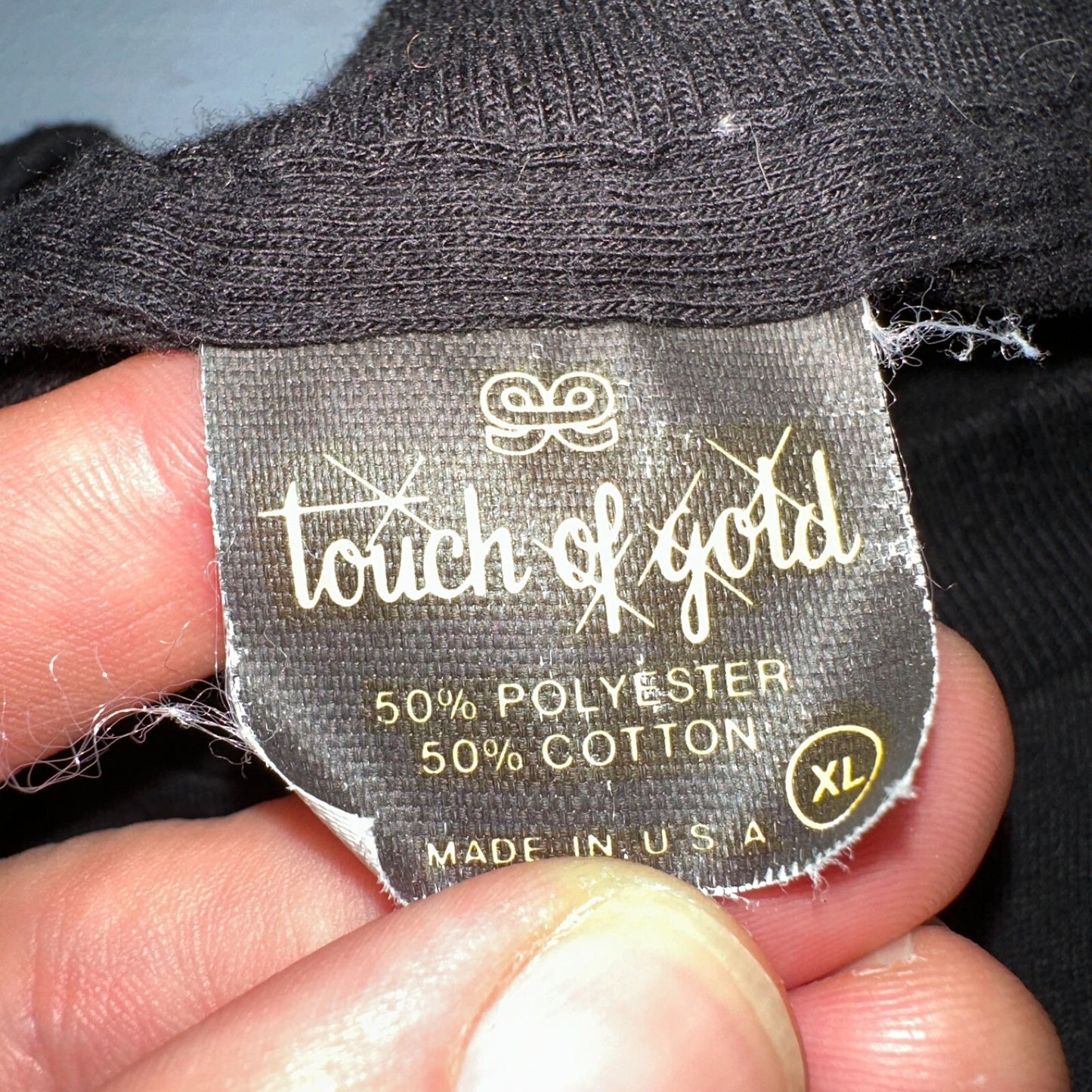 Cats Touch Of Gold Original VTG T Shirt 1981 Black Musical Rare Single Stitch