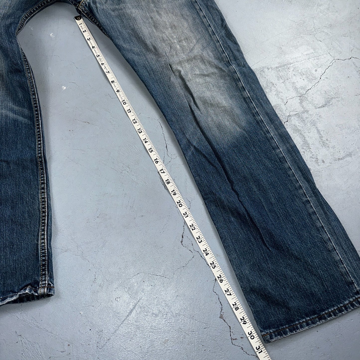 Levis 501 Vintage Y2K XX Straight Leg Jeans Blue Med Wash 33x32 Act 32x31