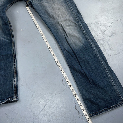 Levis 501 Vintage Y2K XX Straight Leg Jeans Blue Med Wash 33x32 Act 32x31