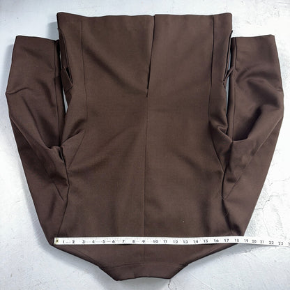 VTG Mens 2 PC Suit 40 Jacket Coat Pants Brown Levis Panatela Polyester 80s