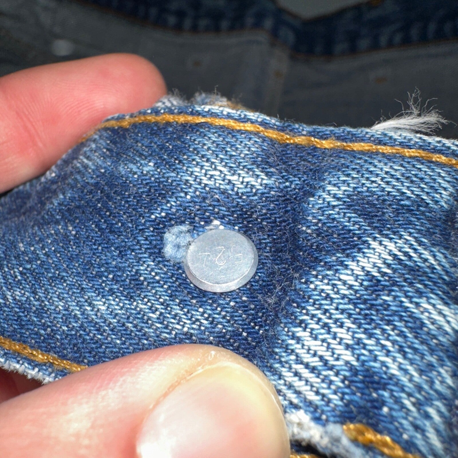 Levis 501 Vintage 90s USA XX Straight Leg Jeans Blue Med Wash 40x31 Act 36x27