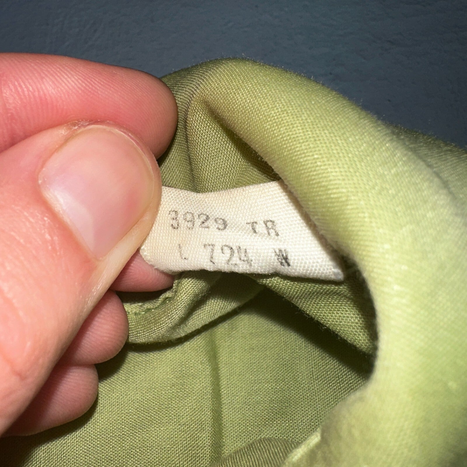 1960s Arrow Green Short Sleeve Button Down Shirt Rockabilly Sanforized Dacron