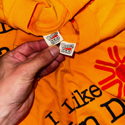 70s Hanes I Like Van Dyke VTG T Shirt Sun Funny Car Driving Girl Political 1970s