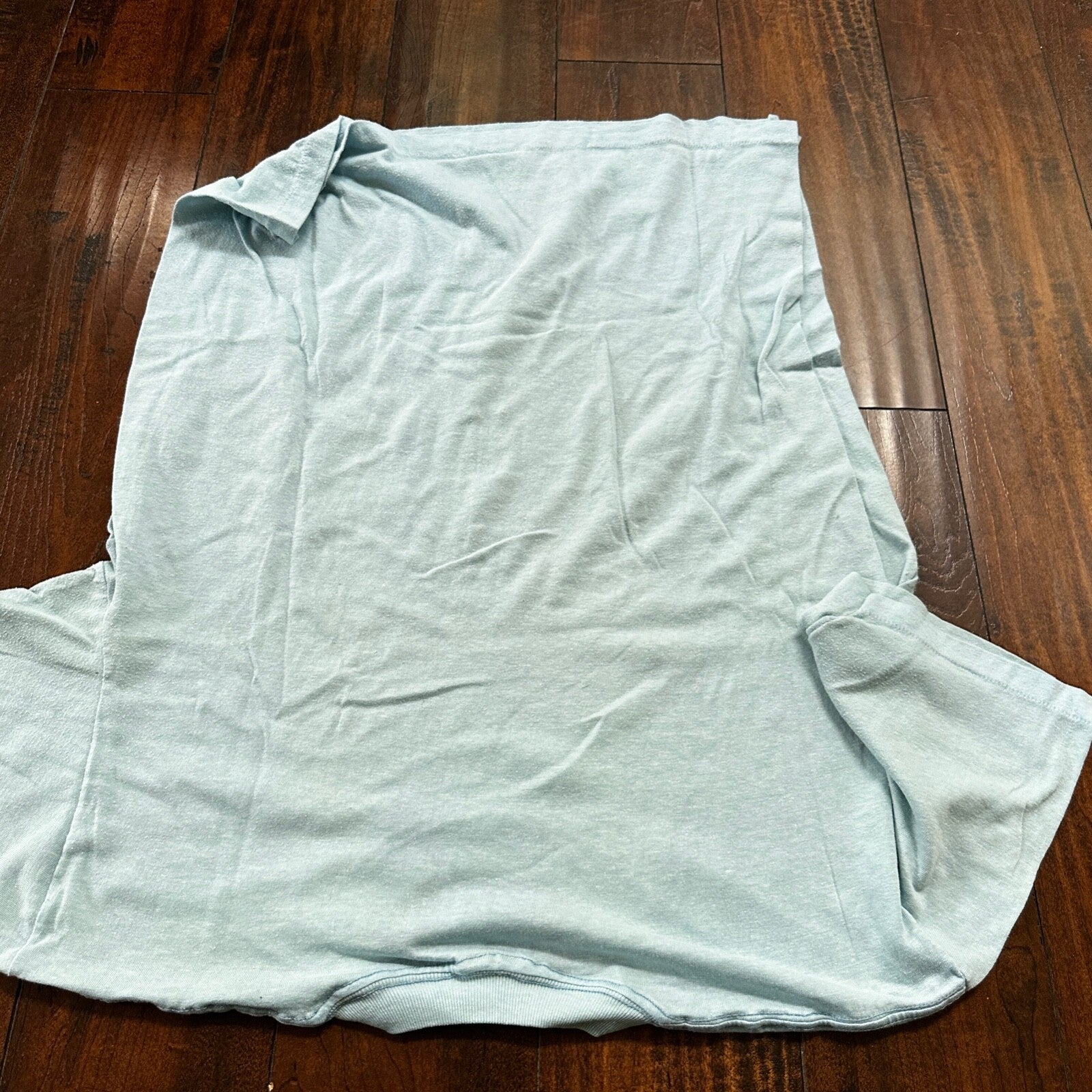 Oneita Street Scape Celebration Vintage T Shirt 80s Blue Single Stitch Oregon