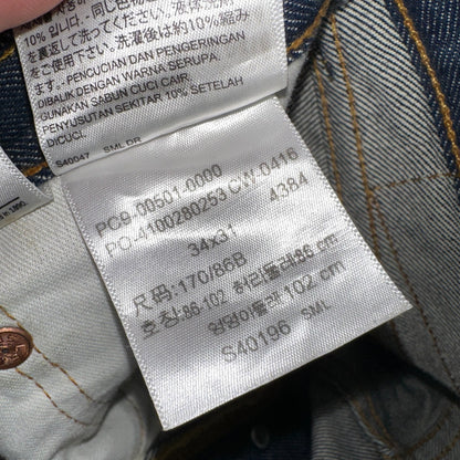 Levis 501 Y2K XX Straight Leg Jeans Blue VTG Dark Wash 34x31 Act 35x30