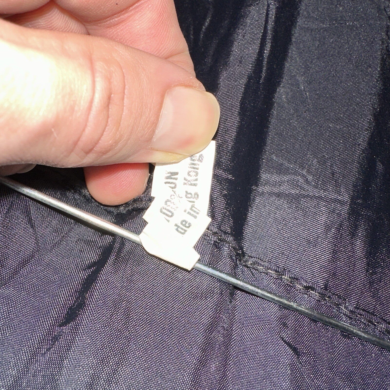 Vintage Telescoping Umbrella Leather Handle and Case 70s 80s Antique Black Basic