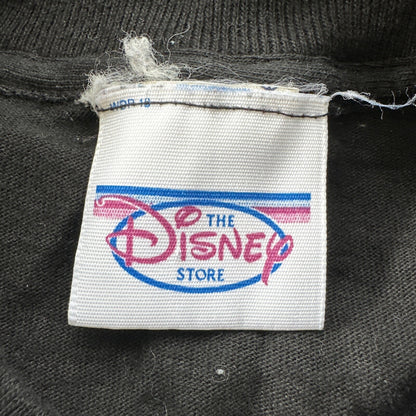 Mickey Mouse Disney Splatter Long Sleeve Black Vintage T Shirt 90s USA Cool