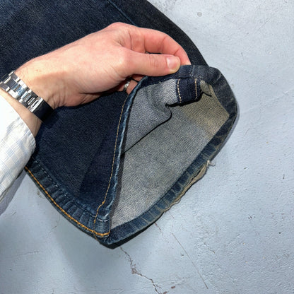 True Religion VTG Billy Big T Blue Jeans Bootcut Y2K Made USA Sz 30 (32x30)