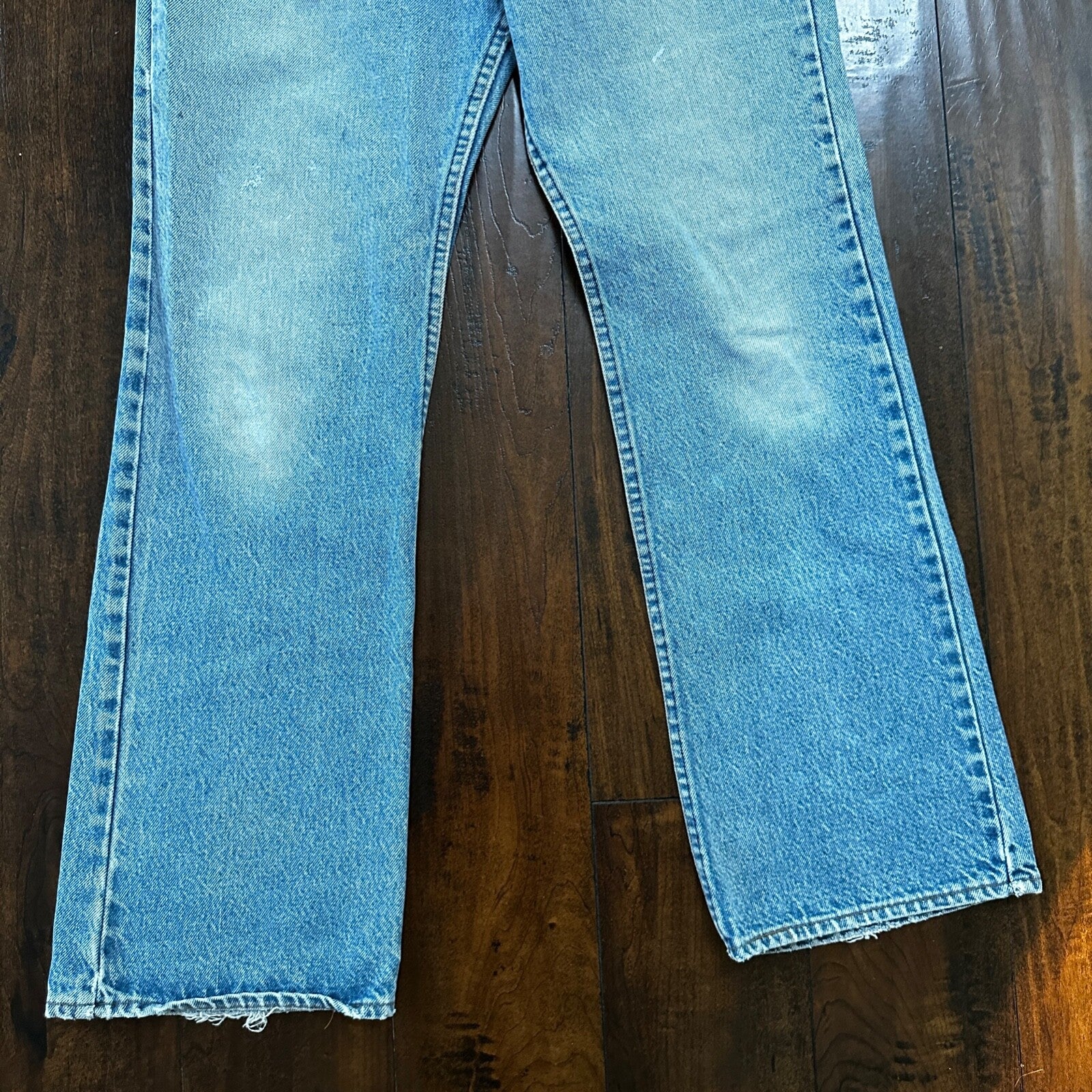 Levis 517 Vintage 80s USA Orange Tab Bootcut Flare Blue Jeans 34x31 Act 31x28