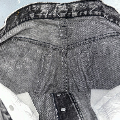 Levis 501 Vintage 80s USA XX Straight Leg Jeans Black Acid Wash 33x32 Act 31x30