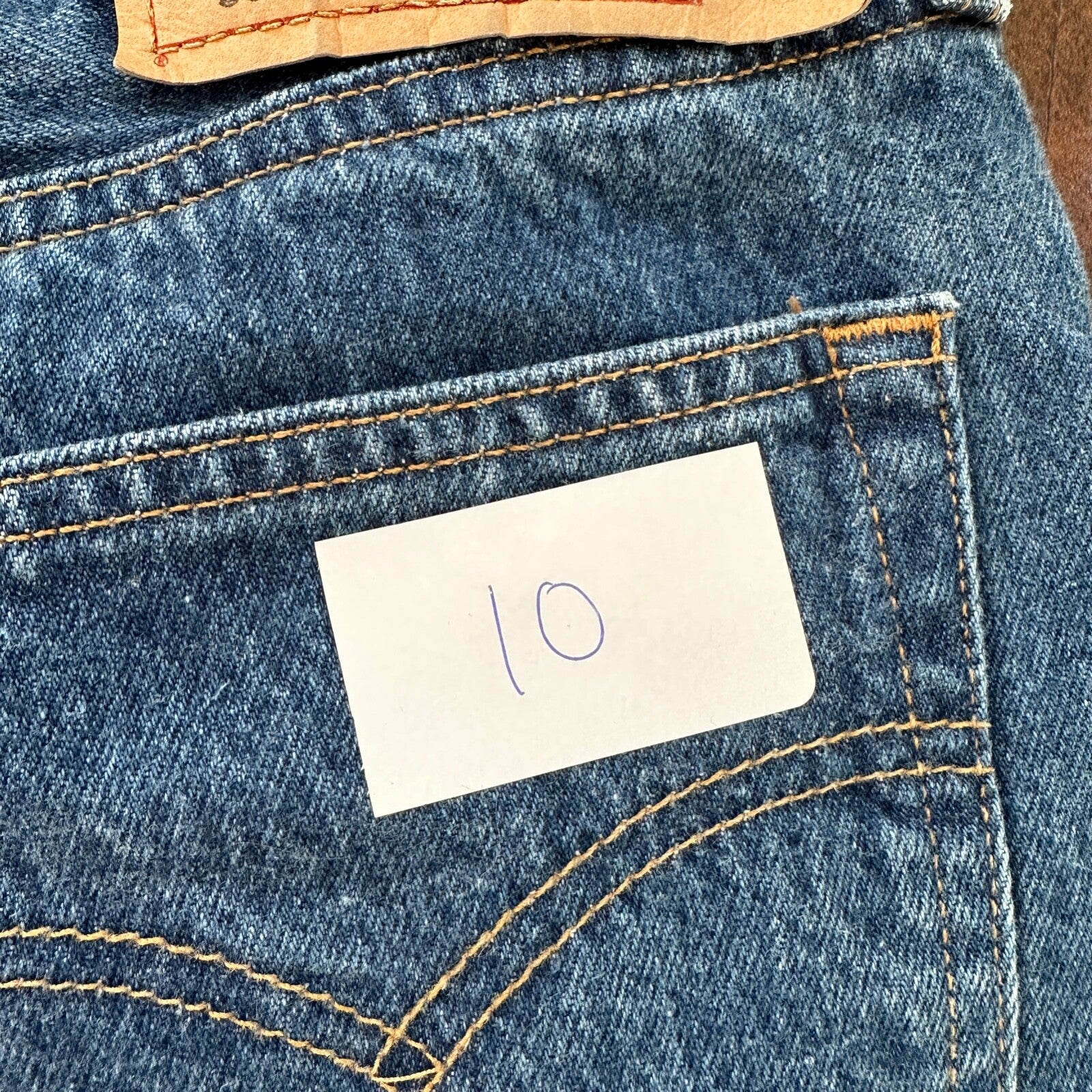 VTG Levis 501 XX Button Fly 90s USA Jeans Denim Straight Capri 34x30 Act 31x25