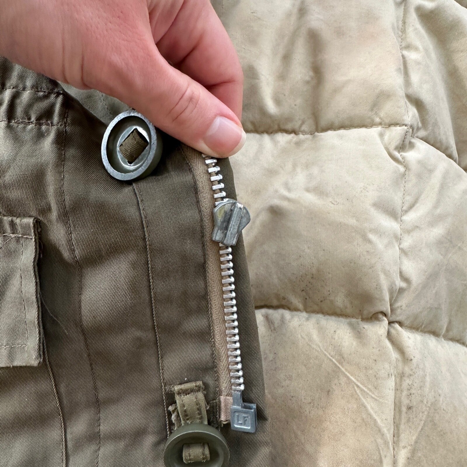 VTG 70's Pioneer Sportswear Men's Med Down Insulated Puffer Coat Jacket Shell