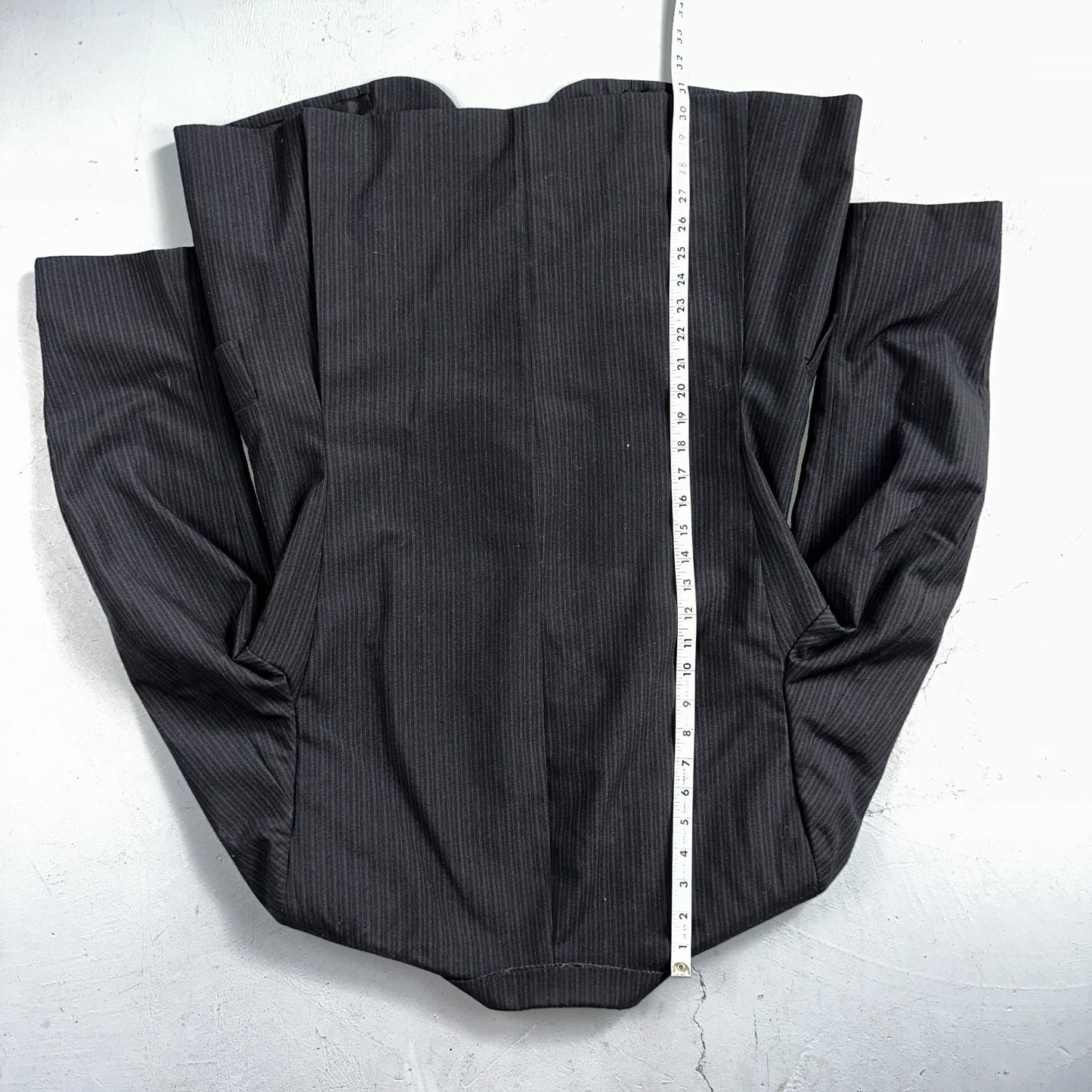 VTG Mens 3 PC Suit 42 Jacket Coat Pants Black Vest Rockabilly 70s American Trend