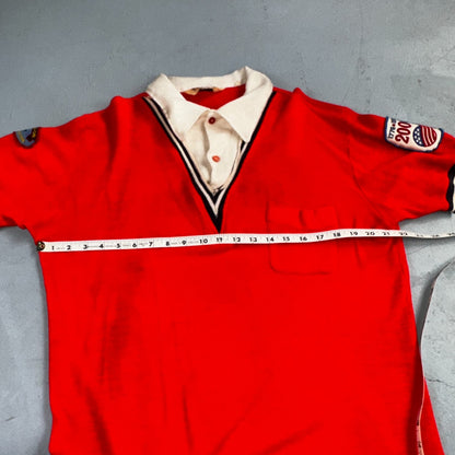 1960s Chain Stitch Bowling Shirt Nat Nast Hilton Salem Oregon 60s 70s Rockabilly