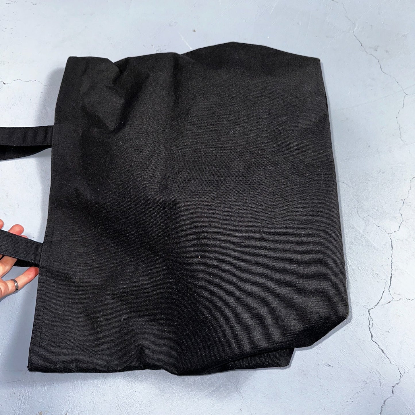 Vintage Walt Disney World Embroidered Tote Bag Black Travel Bag 90s