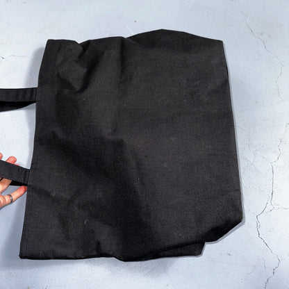 Vintage Walt Disney World Embroidered Tote Bag Black Travel Bag 90s