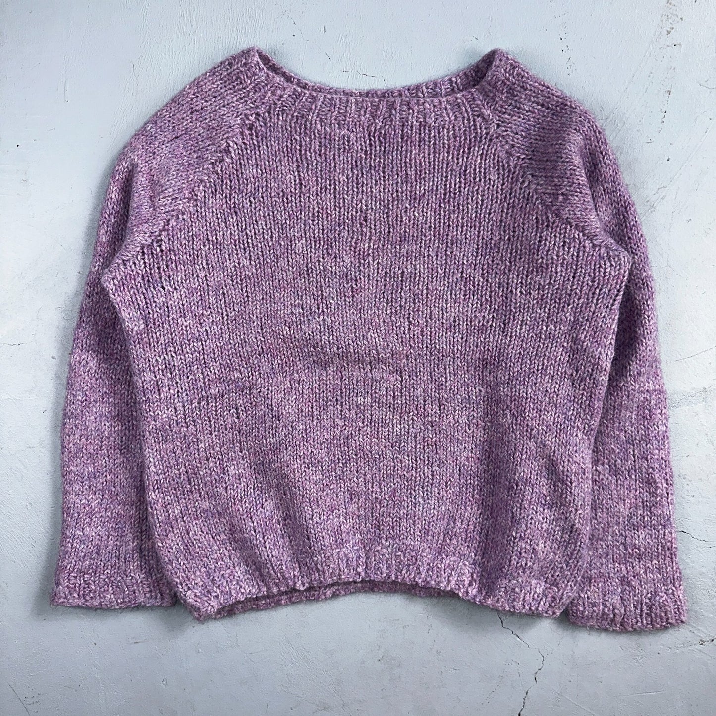 1970s VTG Sweater Cable Knit 70s 80s Purple Cute Warm Grandma Core Pull Over