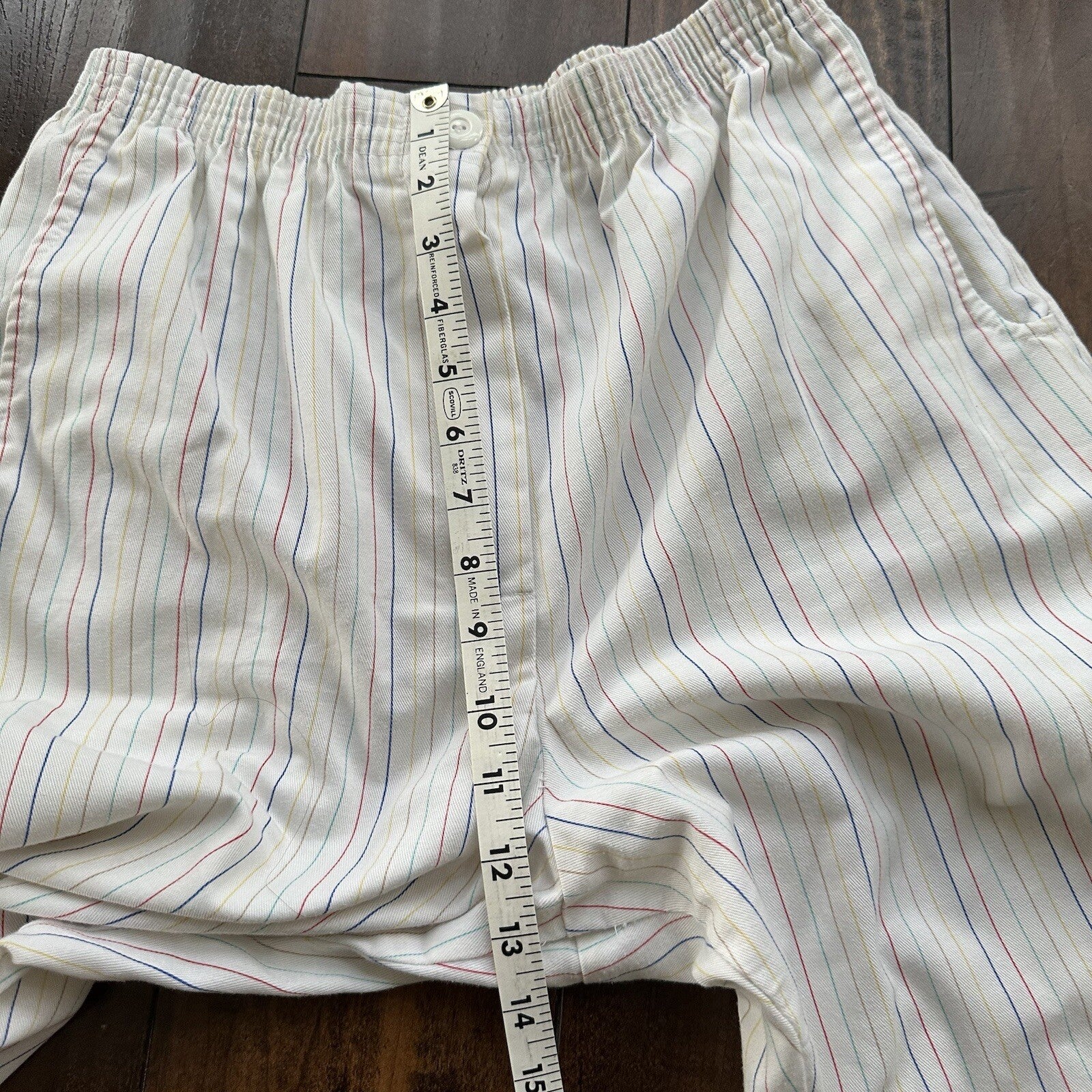 Rainbow Stripes Trader Bay Pants Relaxed Chino Chill Rockabilly 70s 80s Party