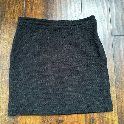 INC International Concepts Black Skirt Women's Size 8 Pencil USA VTG Short