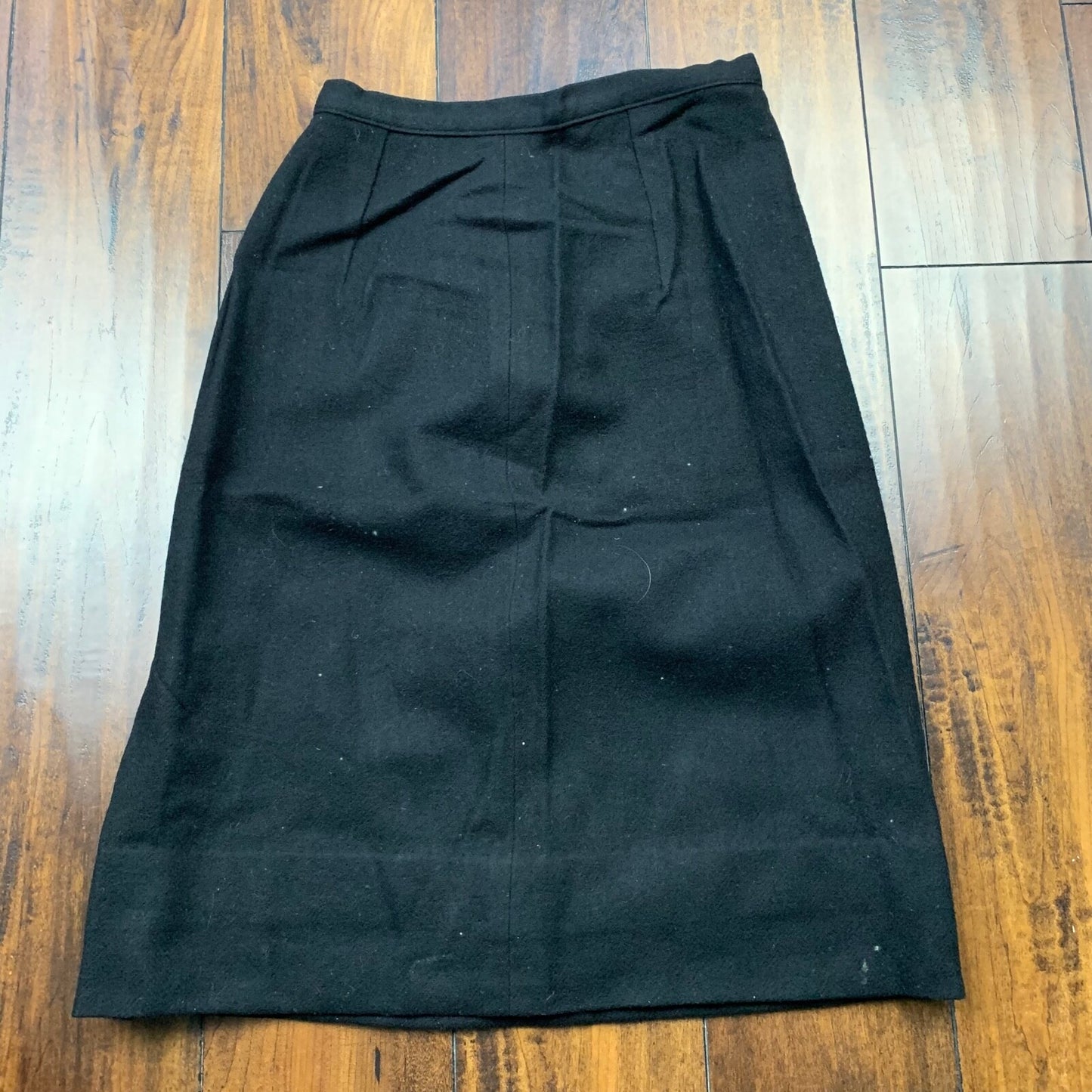 Vintage USA Rockabilly Womens Wool WWII Skirt 60s 70s Top Bottom Sanforized