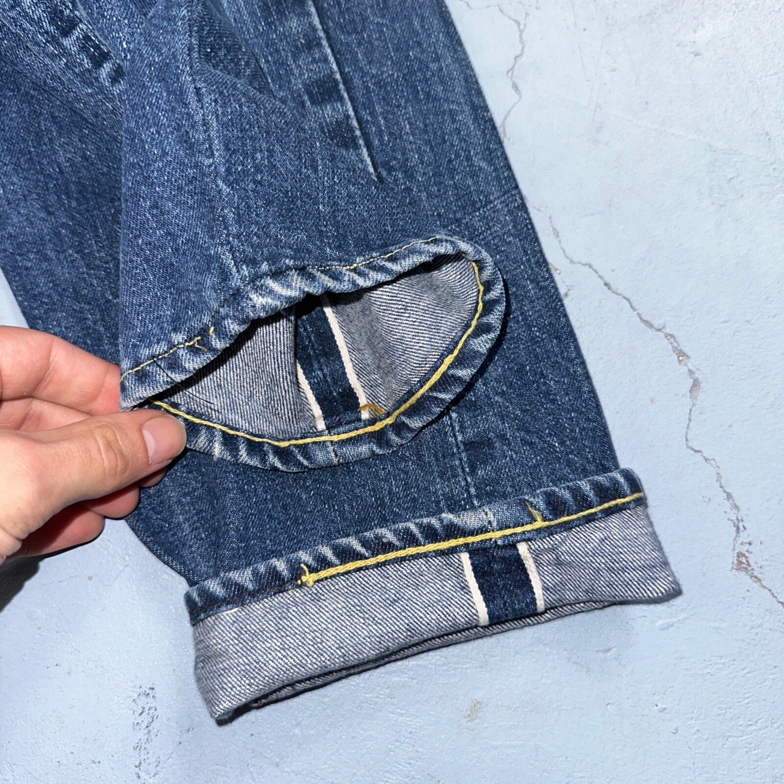 Levis 501 Big E Vintage 60s Redline Selvedge USA XX 1960s Jeans SKINNY Act 27X26