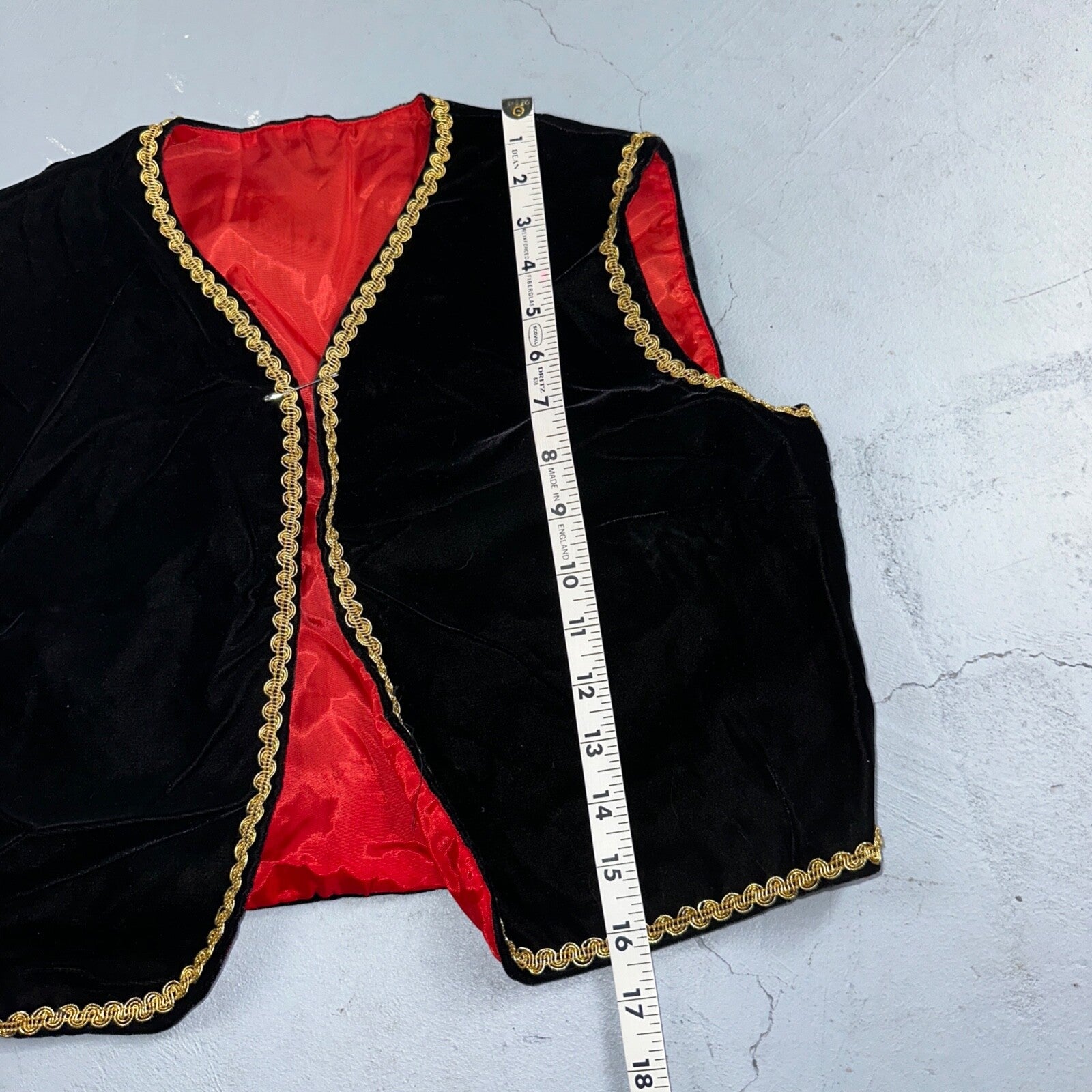 VTG 60s Caveman Vest Womens Grandma Core Hand Drawn Rockabilly Oregon Costume