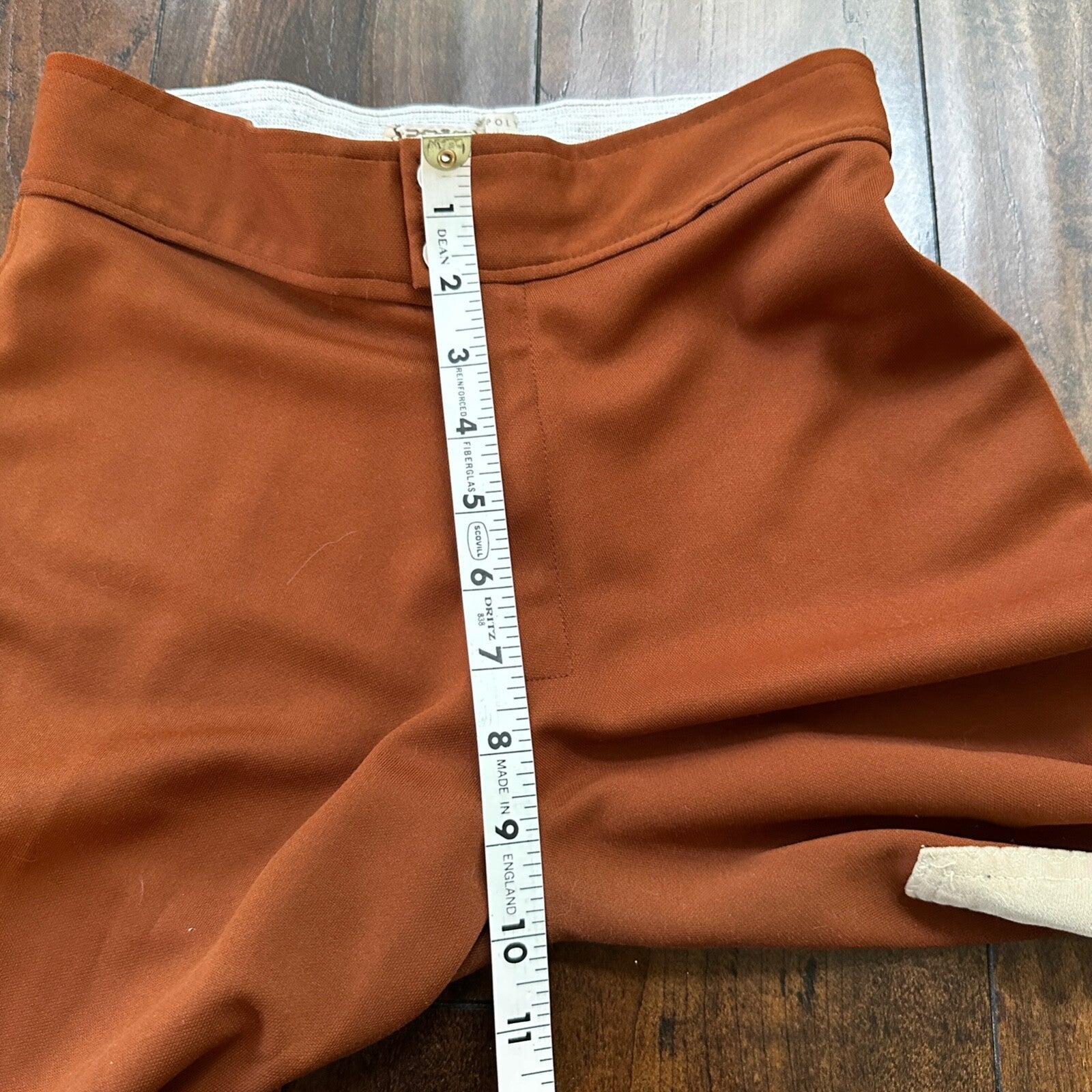 VTG USA Breeks Orange Equestrian Horse Riding Britches Breeches 25x24 1980s