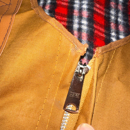 Vintage 80s WFS Rainwear Waterproof Hunting Vest 1980s Travel Flannel Oregon