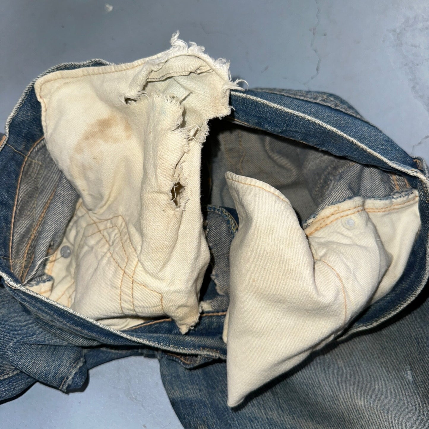 Levis 505 Big E Vintage 60s Redline Selvedge USA XX 1960s Jeans 501 Act 28x26