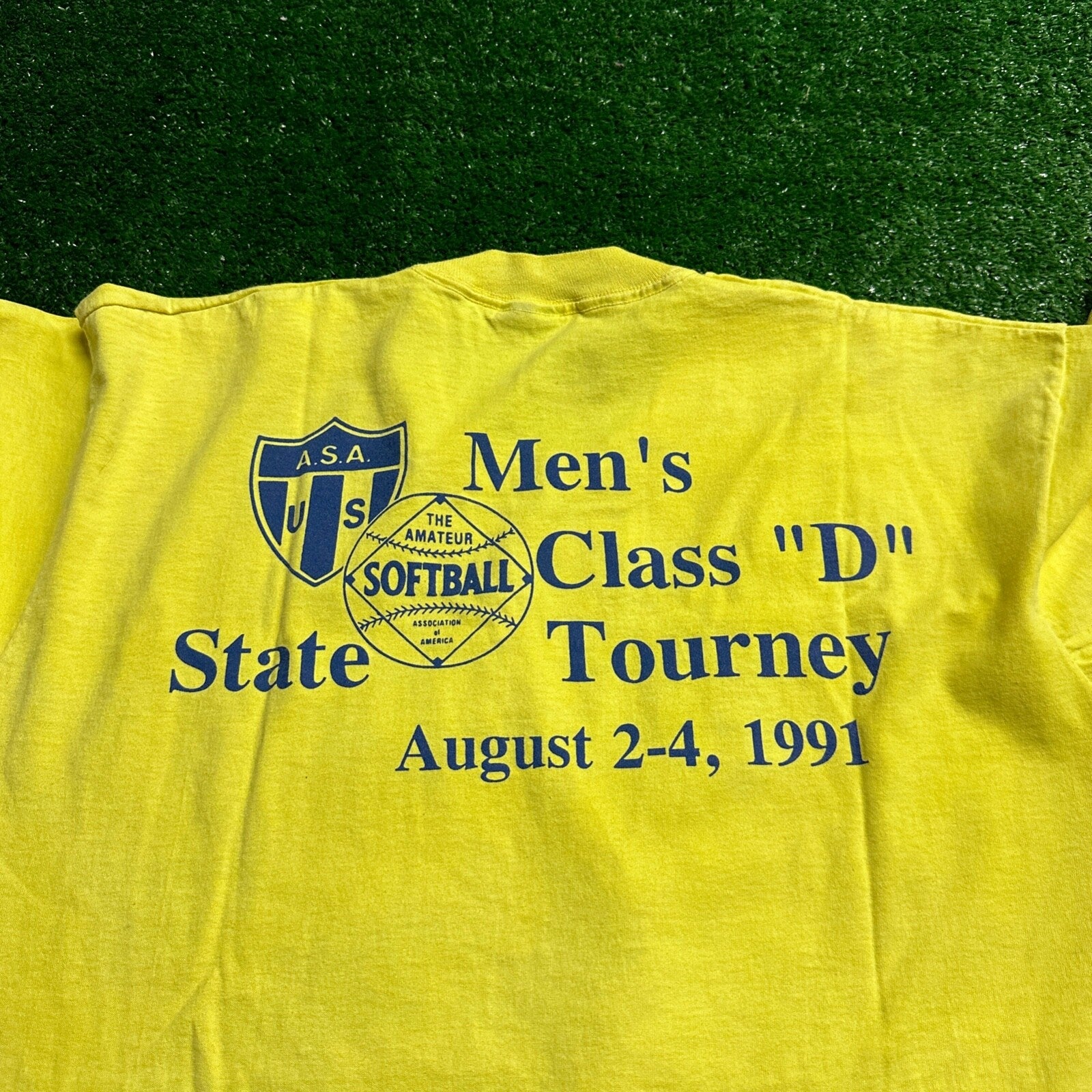 90s Carter Park Illinois Chicago Bowling Softball Vintage T Shirt XL  August 2 4