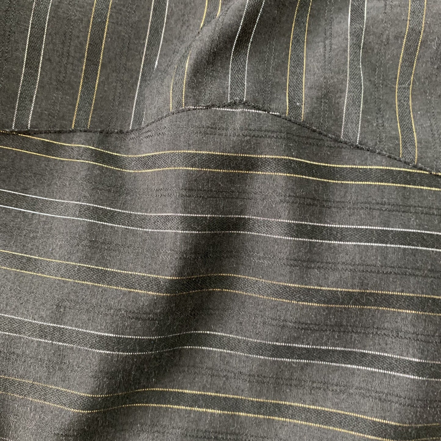 Vintage 60s Ely Cattleman Pearl Snap M Western Shirt Black Silver Gold 70s True