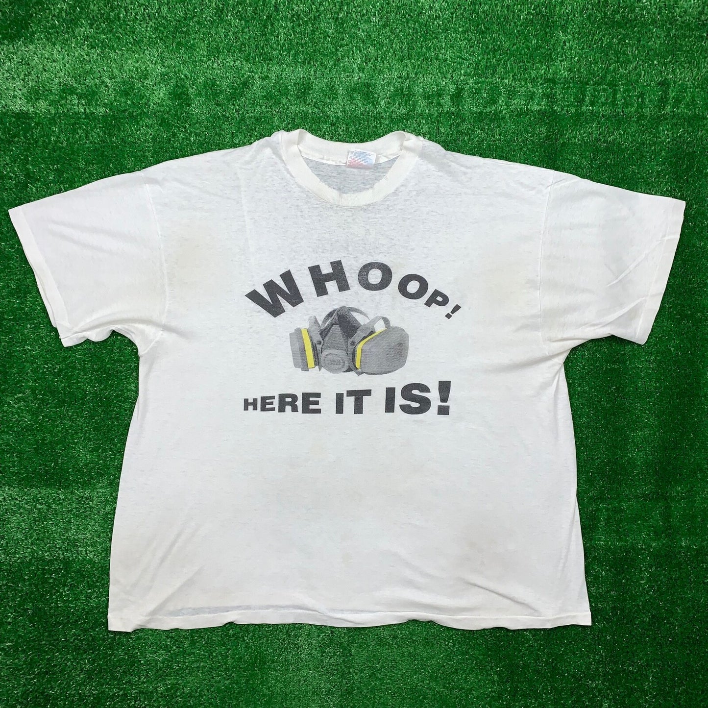 Whoops Here It Is Vintage T Shirt Freaknik Rap Nirvana Grunge Straight Edge Mask