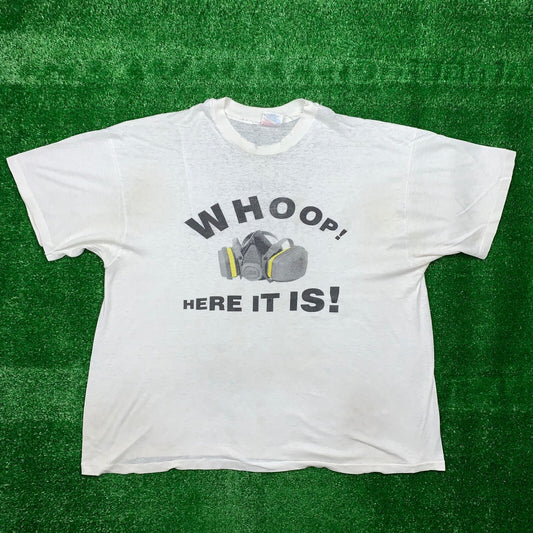 Whoops Here It Is Vintage T Shirt Freaknik Rap Nirvana Grunge Straight Edge Mask
