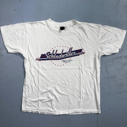 Schludwiller California Beer 70s Anvil VTG T Shirt Local Alcohol Random Brand