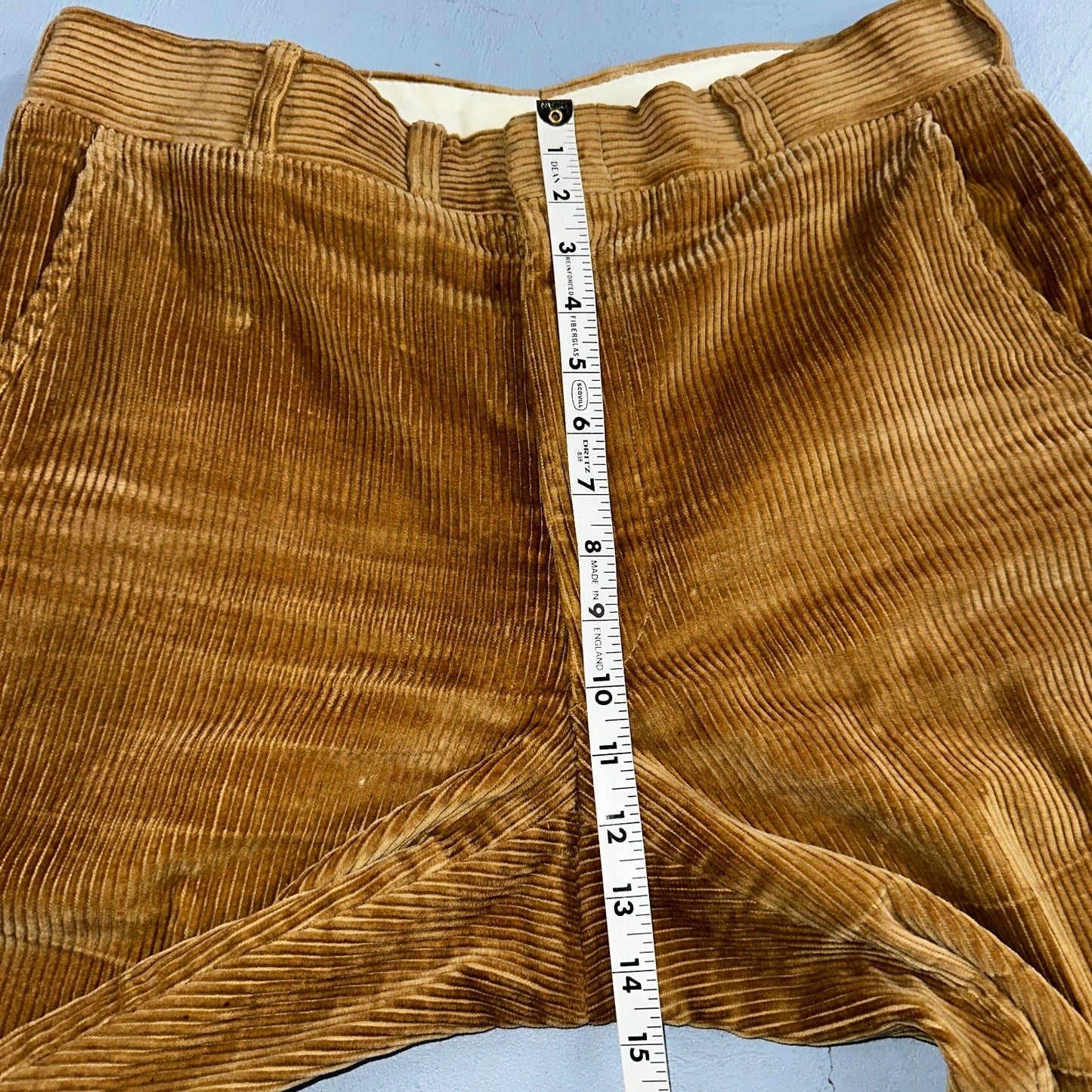 VTG Mens 2 PC Suit 40 Jacket Coat Pants Brown Rockabilly 60s 1960s Corduroy