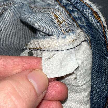Levis 501 Vintage 80s Redline Selvedge USA XX Jeans Light Wash 524 Act 25x29