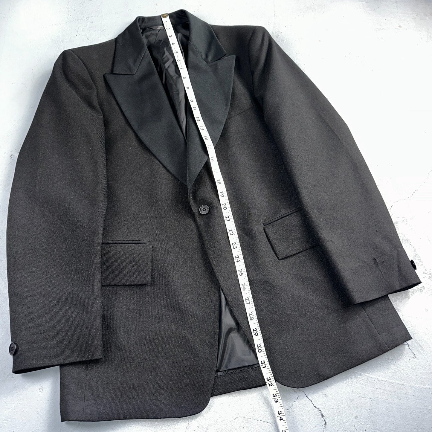 Vintage 60s After Six Mens 40R Prom Tuxedo Suit Rockabilly Jacket Black USA
